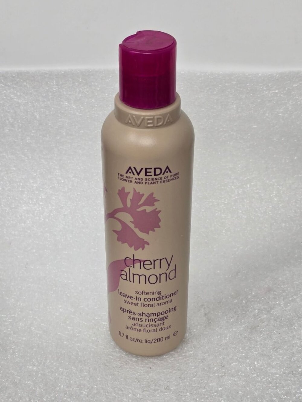 Aveda Cherry Almond Softening Leave-In Conditioner 6.7 Oz Sweet Floral Aroma